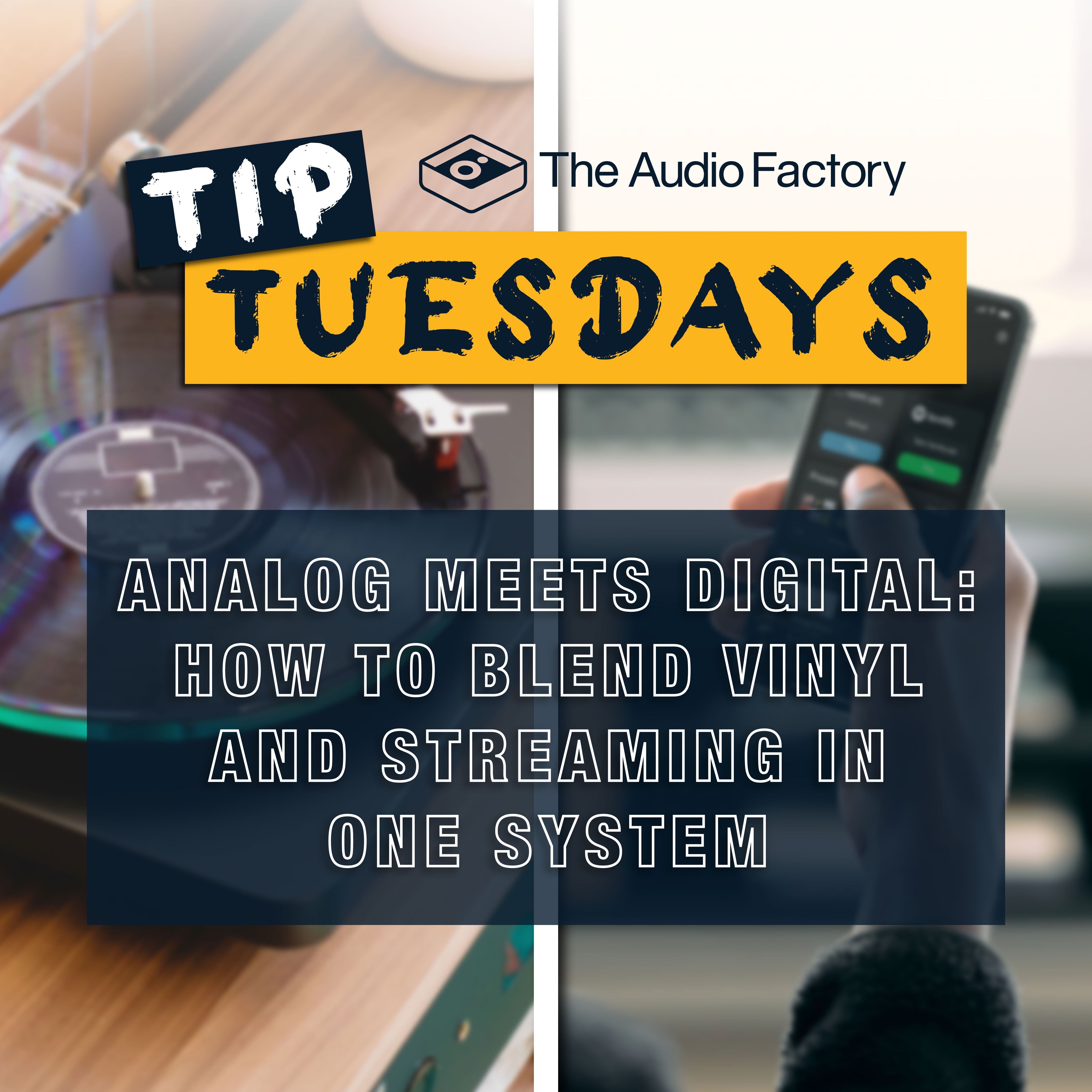 Tip Tuesdays: Analog Meets Digital - How to Blend Vinyl and Streaming ...