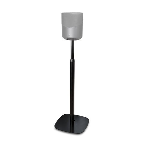 Pulse Flex/M Stand (Black) with ghost speaker - Front View