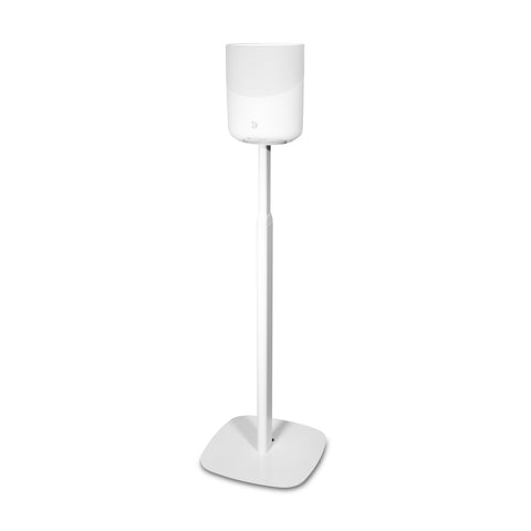 Pulse Flex/M Stand (White) with ghost speaker - Front View