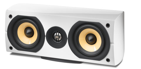 PSB Imagine Mini Centre Channel Speaker (White) without Grille - Front View