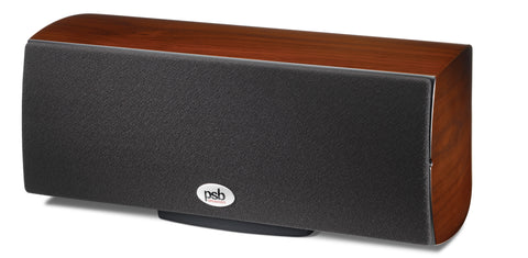 PSB Imagine Mini Centre Channel Speaker (Walnut) with Grille - Front View