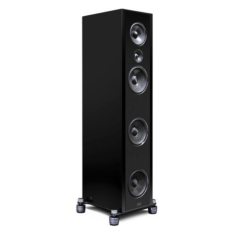 Synchrony T600 Speakers (Black) - Front View