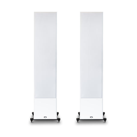 Imagine T65 Speakers (White) with Grilles - Front View