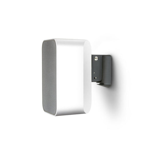 Pulse Flex Wall Mount Bracket Black with Speaker mounted - Side View