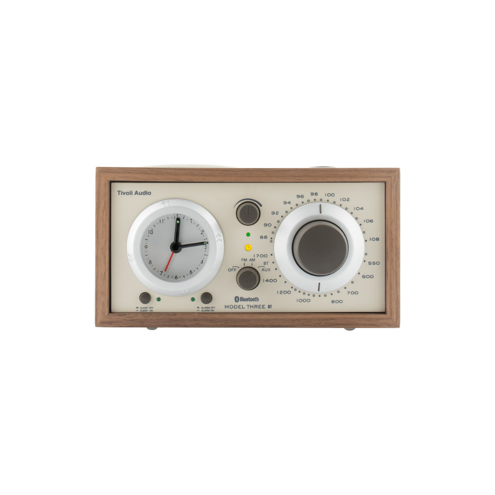 Tivoli Audio Model Three Bluetooth AM/FM Clock Radio – The Tivoli Audio Model Three Bluetooth AM/FM Clock Radio – The